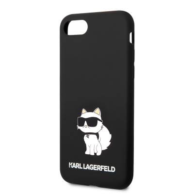 Apple iPhone 8 Case Karl Lagerfeld Silicone Choupette Design Cover - 4