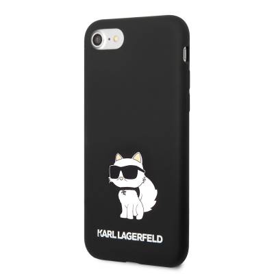 Apple iPhone 8 Case Karl Lagerfeld Silicone Choupette Design Cover - 3