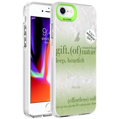 Apple iPhone 8 Case Marble Pattern Zore Marbello Cover - 6