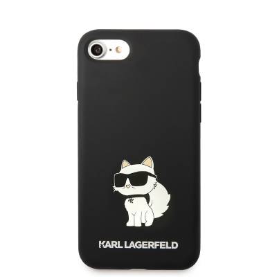 Apple iPhone 8 Kılıf Karl Lagerfeld Silikon Choupette Dizayn Kapak - 2
