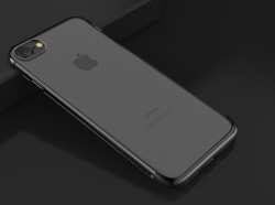 Apple iPhone 8 Kılıf Zore Dört Köşeli Lazer Silikon Kapak - 5