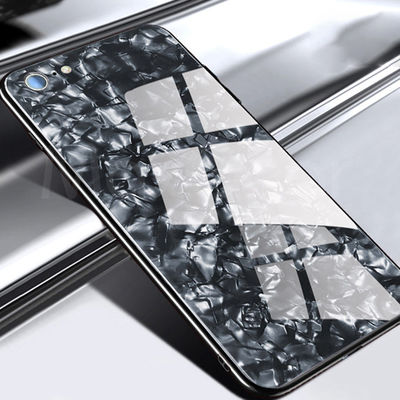 Apple iPhone 8 Kılıf Zore Marbel Cam Silikon - 8