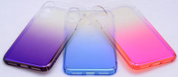Apple iPhone X Kılıf Zore Renkli Transparan Kapak - 2