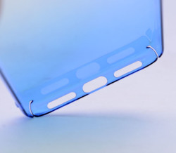Apple iPhone X Kılıf Zore Renkli Transparan Kapak - 4