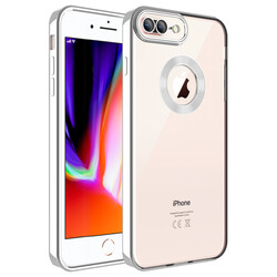 Apple iPhone 8 Plus Case Camera Protected Zore Omega Cover With Logo - 8