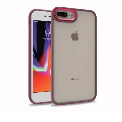 Apple iPhone 8 Plus Case Zore Flora Cover - 1