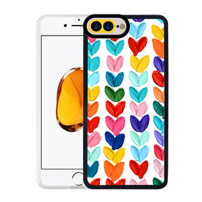 Apple iPhone 8 Plus Case Zore M-Fit Patterned Cover - 1