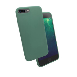 Apple iPhone 8 Plus Case Zore Silk Silicon - 5