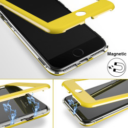 Apple iPhone 8 Plus Kılıf Voero 360 Magnet Kapak - 6