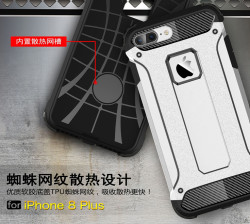 Apple iPhone 8 Plus Kılıf Zore Crash Silikon Kapak - 5