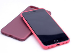 Apple iPhone 8 Plus Kılıf Zore Premier Silikon Kapak - 4