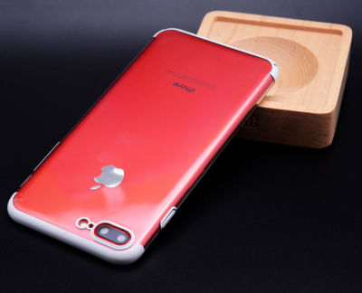 Apple iPhone 8 Plus Kılıf Zore Tareks Şeffaf Kapak - 1