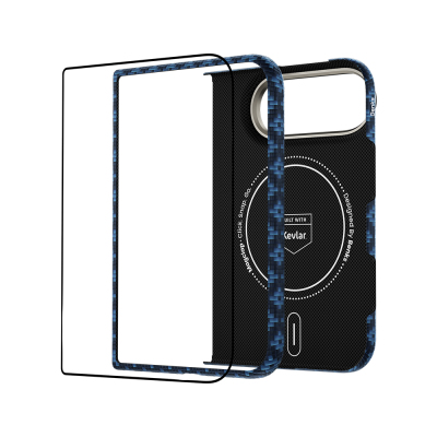 Apple iPhone Duo Benks ArmorAir ArmorGrid Grand Combo Üçlü Aksesuar Seti (Ön Arka Kevlar Karbon Kapak + Ekran Koruyucu) - 8