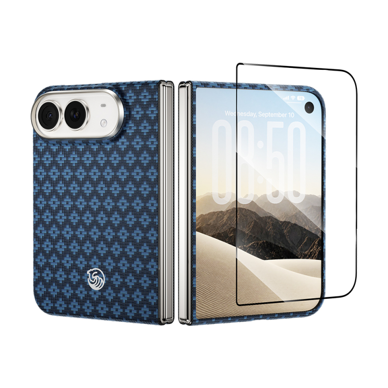 Apple iPhone Duo Benks ArmorAir ArmorGrid Grand Combo Üçlü Aksesuar Seti (Ön Arka Kevlar Karbon Kapak + Ekran Koruyucu) - 10