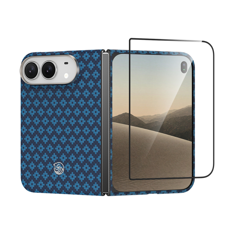 Apple iPhone Duo Benks ArmorAir ArmorGrid Grand Combo Üçlü Aksesuar Seti (Ön Arka Kevlar Karbon Kapak + Ekran Koruyucu) - 11