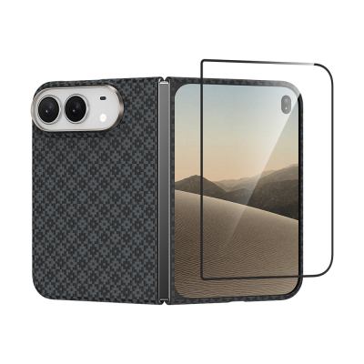 Apple iPhone Duo Benks ArmorAir ArmorGrid Grand Combo Üçlü Aksesuar Seti (Ön Arka Kevlar Karbon Kapak + Ekran Koruyucu) - 12