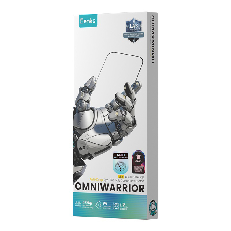 Apple iPhone Duo Benks OmniWarrior AR Cam Ekran Koruyucu + Kolay Uygulama Aparatlı - 7