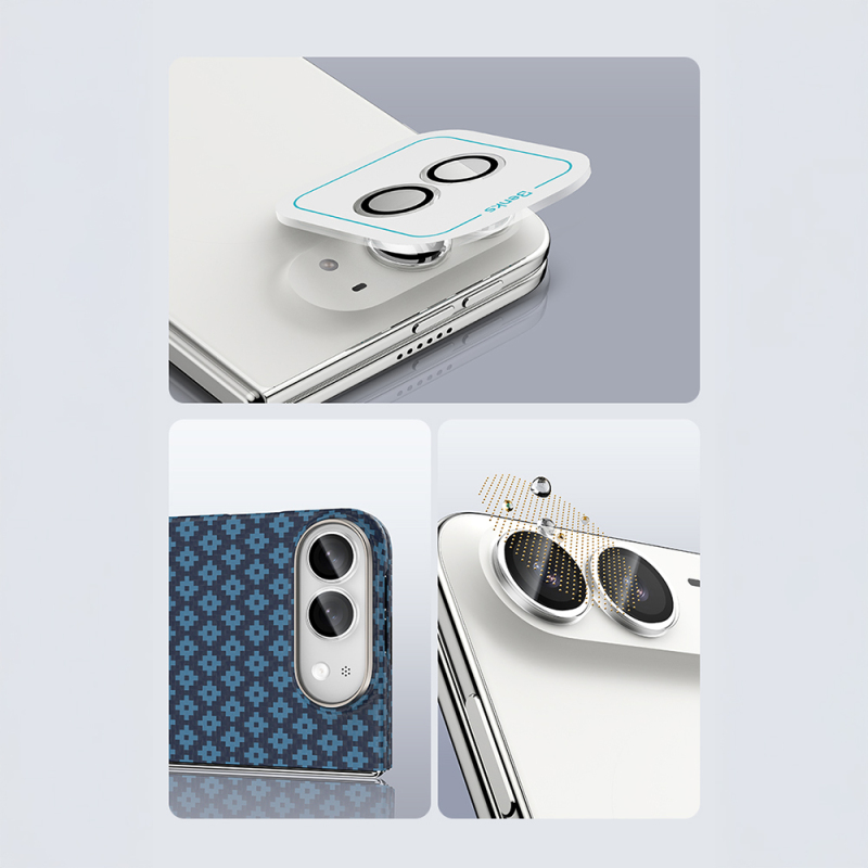 Apple iPhone Duo Benks OmniWarrior Kamera Lens Koruyucu + Kolay Uygulama Aparatlı - 18