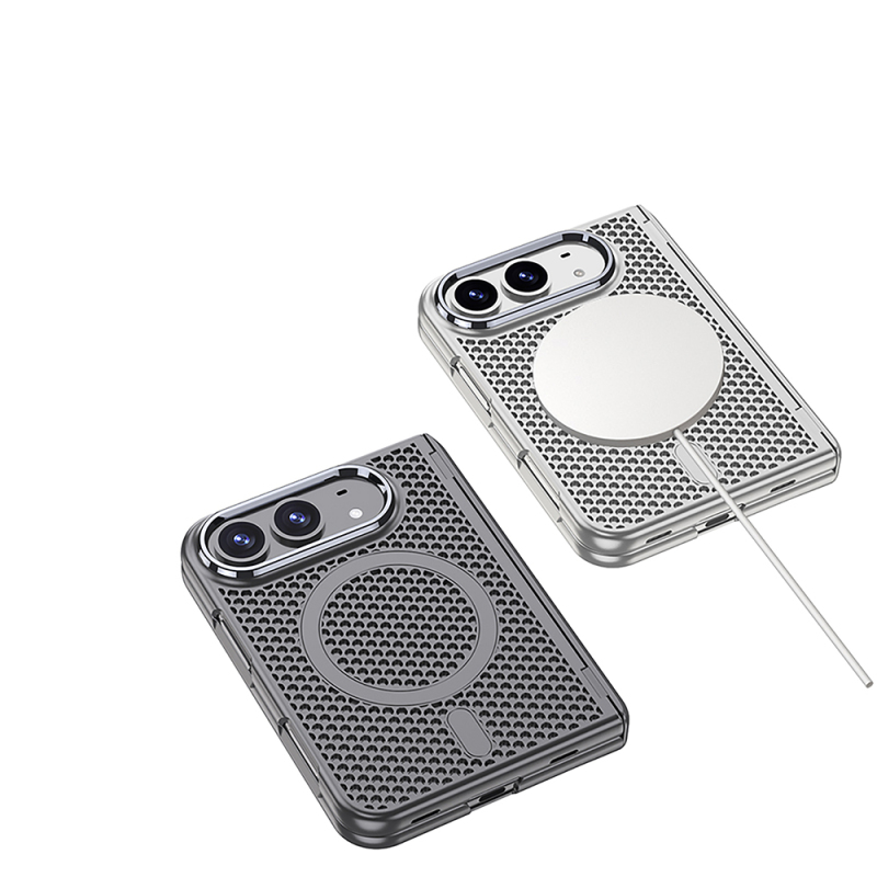 Apple iPhone Duo Case M-safe Charging Enabled Zore Kipta KPT-15 Hard PC Cover - 15