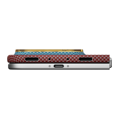 Apple iPhone Duo Case M-safe Charging Feature Pitaka Sunset 2.0 California Dream Series Aramid Fiber Cover - 10