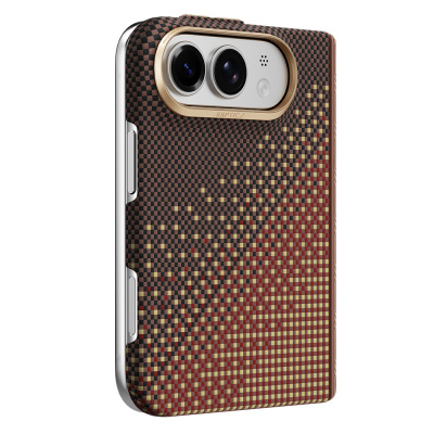 Apple iPhone Duo (Fold) Case M-safe Charging Enabled Raptic Aramid SkinPro Serenity Series Cover - 1