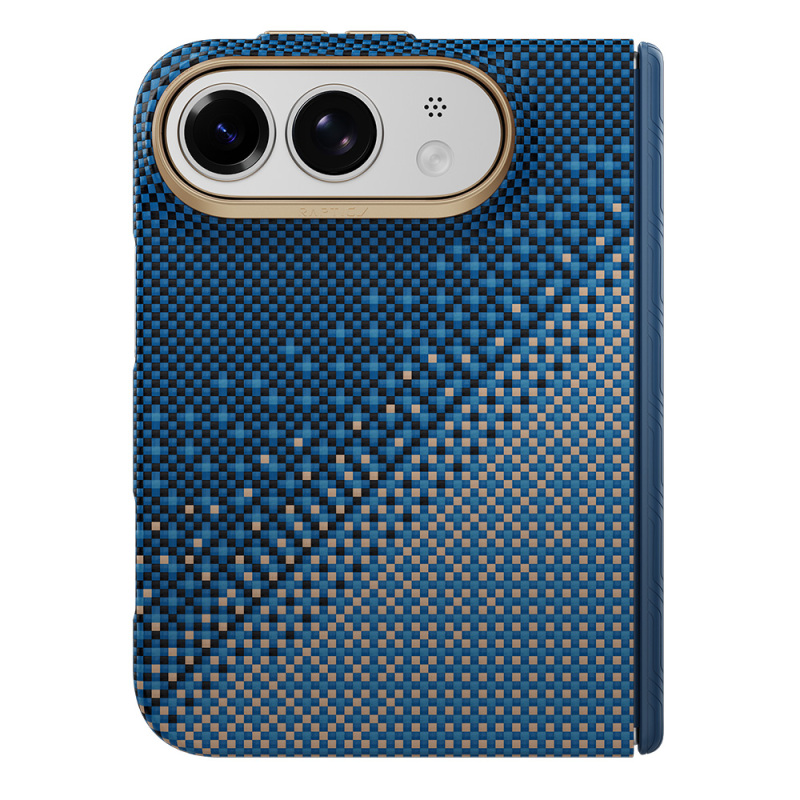 Apple iPhone Duo (Fold) Case M-safe Charging Enabled Raptic Aramid SkinPro Serenity Series Cover - 7