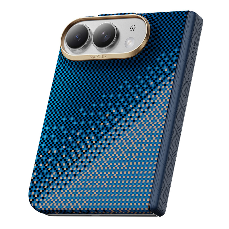 Apple iPhone Duo (Fold) Case M-safe Charging Enabled Raptic Aramid SkinPro Serenity Series Cover - 8