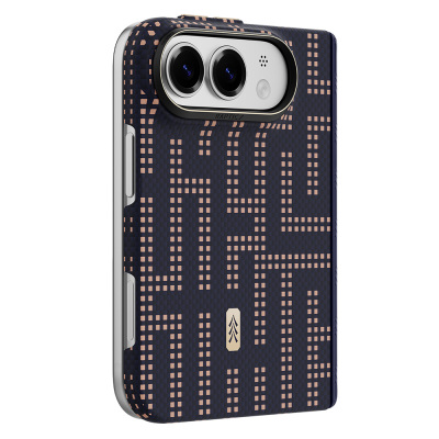 Apple iPhone Duo (Fold) Kılıf M-safe Şarj Özellikli Raptic Aramid SkinPro Grid Serisi Karbon Kapak - 9