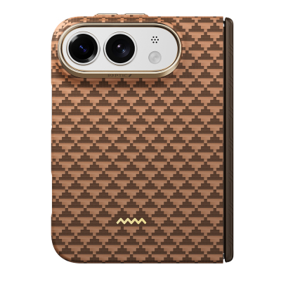 Apple iPhone Duo (Fold) Kılıf M-safe Şarj Özellikli Raptic Aramid SkinPro Origin Serisi Karbon Kapak - 2