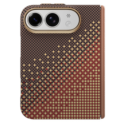 Apple iPhone Duo (Fold) Kılıf M-safe Şarj Özellikli Raptic Aramid SkinPro Serenity Serisi Kapak - 3