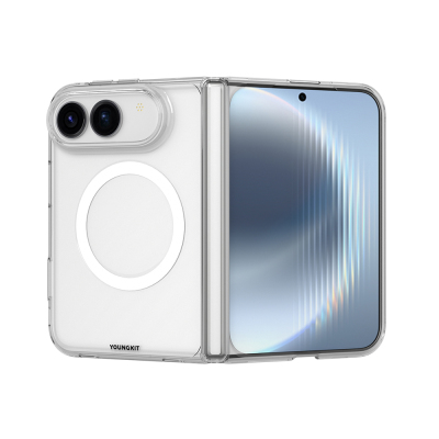 Apple iPhone Duo Kılıf M-safe Şarj Özellikli 2in1 Youngkit Clear Serisi Kapak - 1