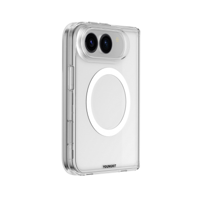 Apple iPhone Duo Kılıf M-safe Şarj Özellikli 2in1 Youngkit Clear Serisi Kapak - 3