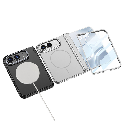 Apple iPhone Duo Kılıf M-safe Şarj Özellikli Zore Kıpta KPT-14 Sert PC Kapak - 7