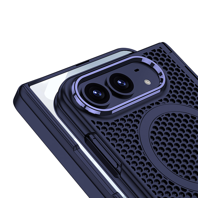 Apple iPhone Duo Kılıf M-safe Şarj Özellikli Zore Kıpta KPT-15 Sert PC Kapak - 10