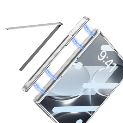 Apple iPhone Duo Kılıf M-safe Şarj Özellikli Zore Kıpta KPT-18 Dikey Standlı Kapak - 4