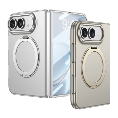 Apple iPhone Duo Kılıf M-safe Şarj Özellikli Zore Kıpta Yüzüklü Kamera Korumalı Kapak - 2