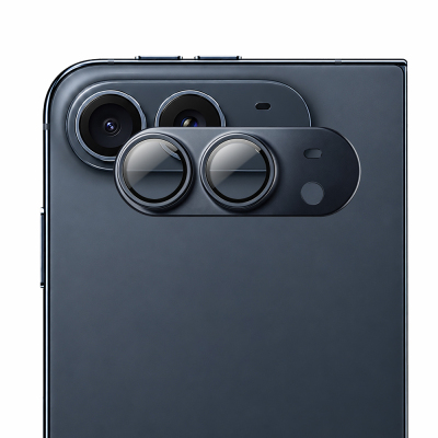 Apple iPhone Duo Mohseven Aluminum Trimmed Sapphire Anti-Reflective Camera Lens Protector - 1