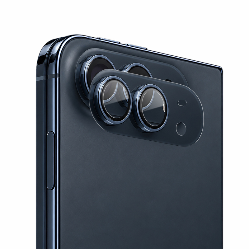 Apple iPhone Duo Mohseven Aluminum Trimmed Sapphire Anti-Reflective Camera Lens Protector - 3
