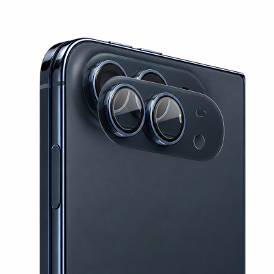 Apple iPhone Duo Mohseven Alüminyum Kaplamalı Safir Anti Reflective Kamera Lens Koruyucu - 3