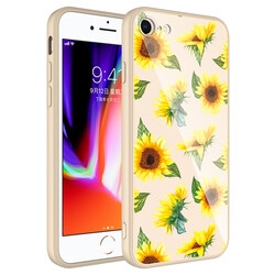 Apple iPhone SE 2020 Case Camera Protected Patterned Hard Silicone Zore Epoksi Cover - 6