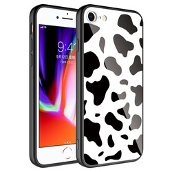 Apple iPhone SE 2020 Case Camera Protected Patterned Hard Silicone Zore Epoksi Cover - 3