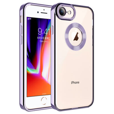 Apple iPhone SE 2020 Case Camera Protected Zore Omega Cover With Logo - 6