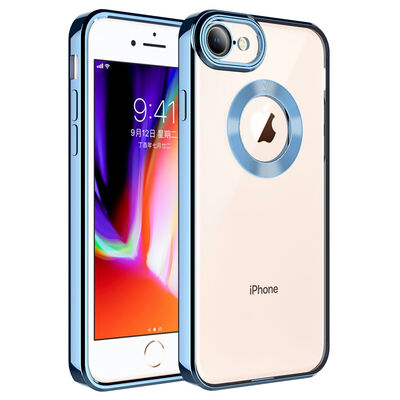 Apple iPhone SE 2020 Case Camera Protected Zore Omega Cover With Logo - 10