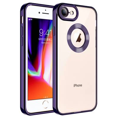 Apple iPhone SE 2020 Case Camera Protected Zore Omega Cover With Logo - 7