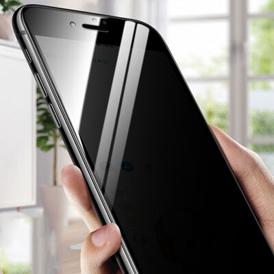 Apple iPhone SE 2020 Davin 5D Privacy Cam Ekran Koruyucu - 2