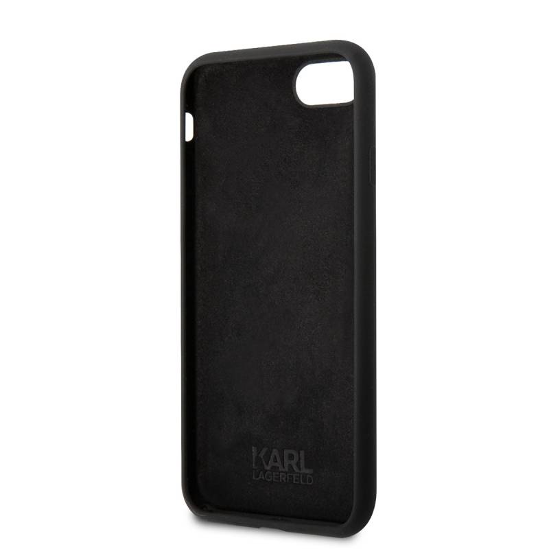 Apple iPhone SE 2020 Kılıf Karl Lagerfeld Silikon Choupette Dizayn Kapak - 6