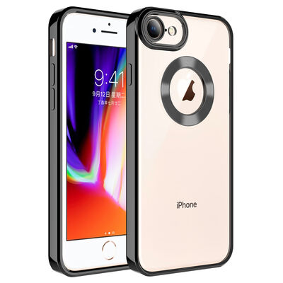 Apple iPhone SE 2022 Case Camera Protected Zore Omega Cover With Logo - 3