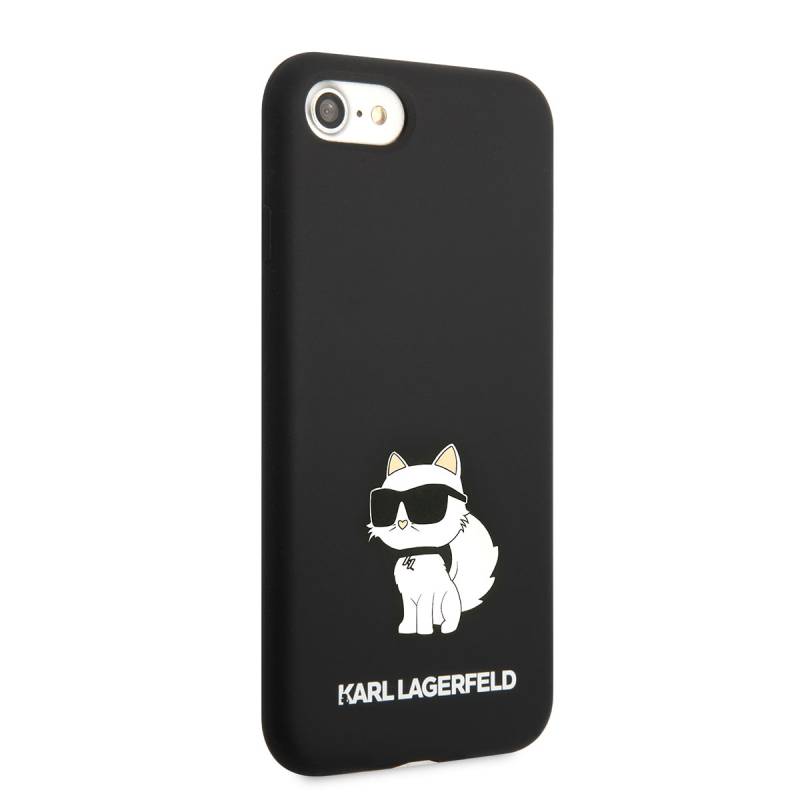 Apple iPhone SE 2022 Case Karl Lagerfeld Silicone Choupette Design Cover - 8