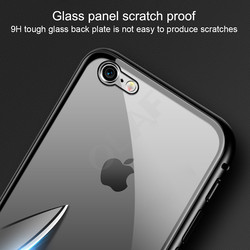 Apple iPhone SE 2022 Case Zore Devrim Mıknatıslı Glass Cover - 2