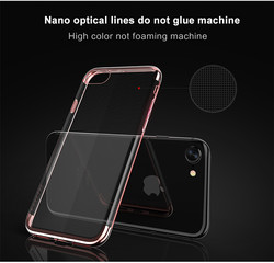 Apple iPhone SE 2022 Case Zore Dört Köşeli Lazer Silicon Cover - 3